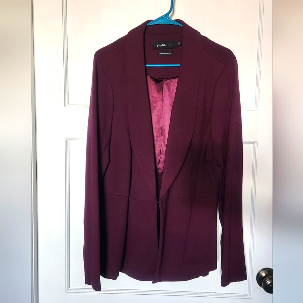 Torrid Burgundy Blazer